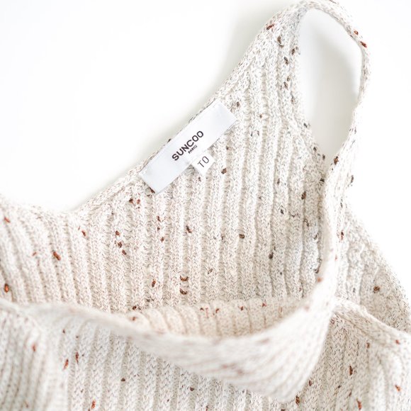 Suncoo Paris | Bronze Flecked Light Sweater Top | Size S - Picture 5 of 5